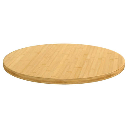 vidaXL Plateau de table Ø70x2,5 cm bambou