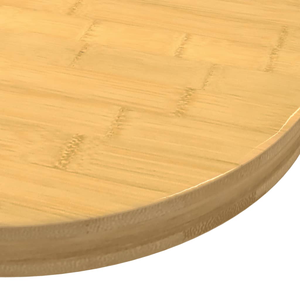 vidaXL Plateau de table Ø50x4 cm Bambou