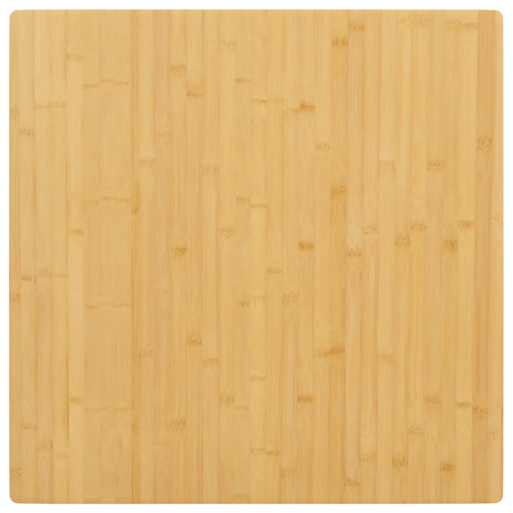 vidaXL Tischplatte 70x70x1,5 cm Bambus
