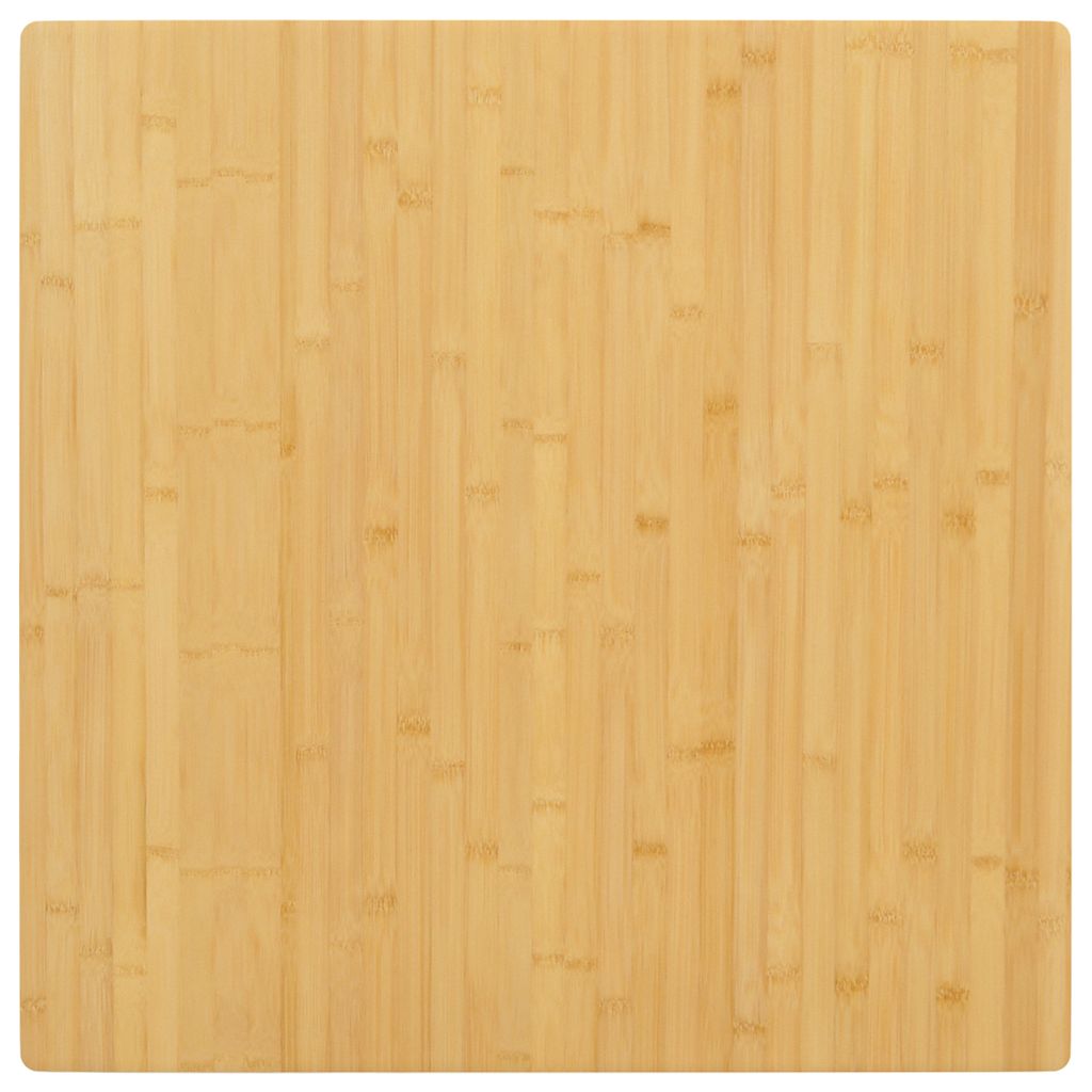 vidaXL Tischplatte 70x70x2,5 cm Bambus