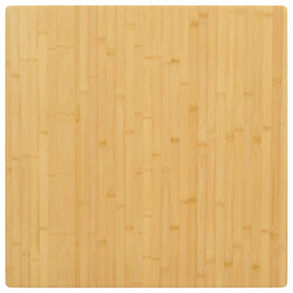 vidaXL Tischplatte 70x70x2,5 cm Bambus