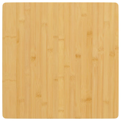 vidaXL Plateau de table 60x60x4 cm Bambou