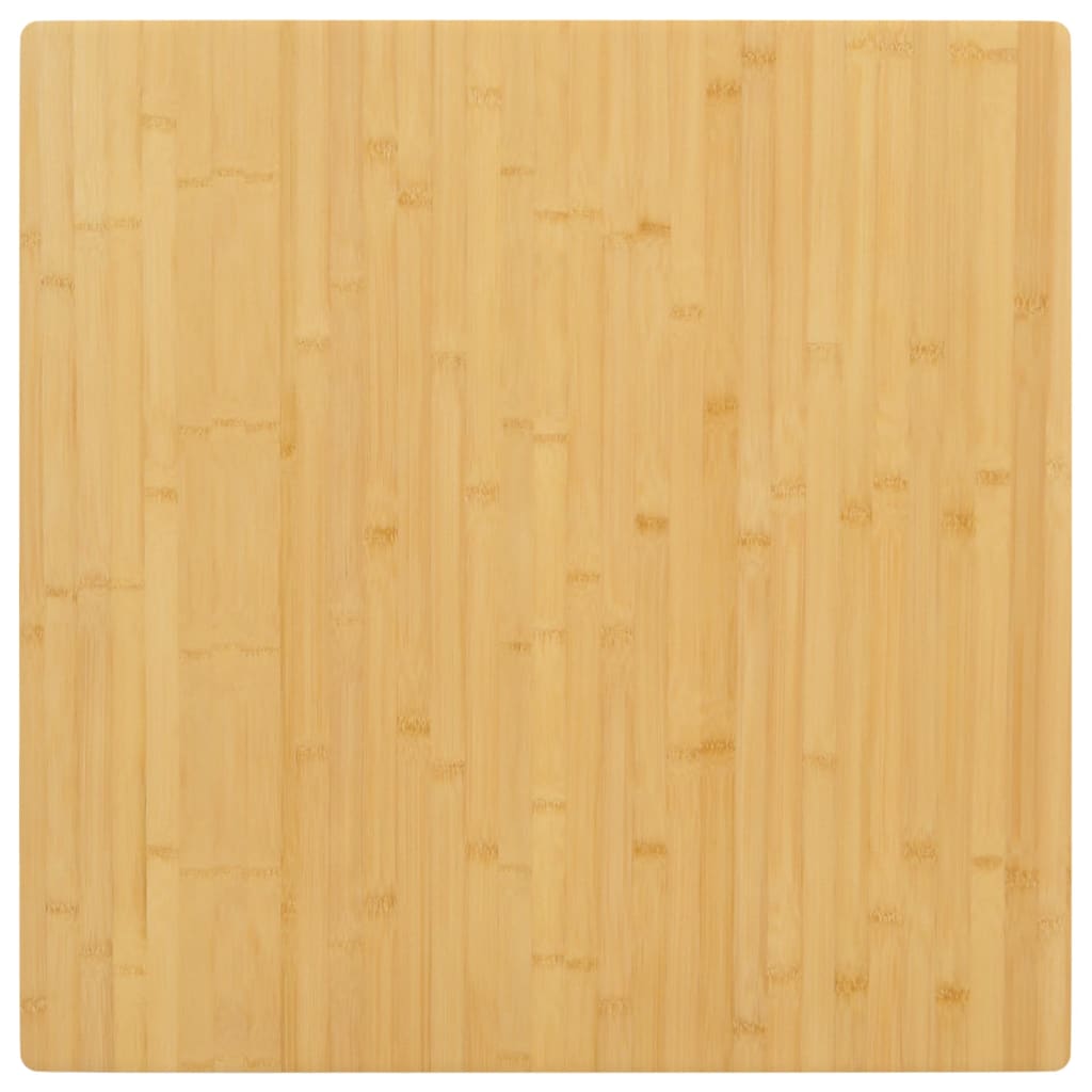 vidaXL Tischplatte 80x80x4 cm Bambus