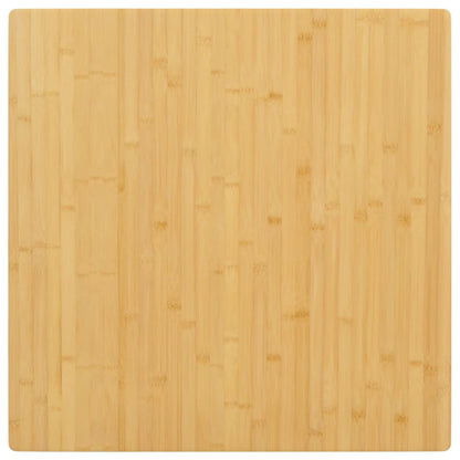 vidaXL Tischplatte 80x80x4 cm Bambus