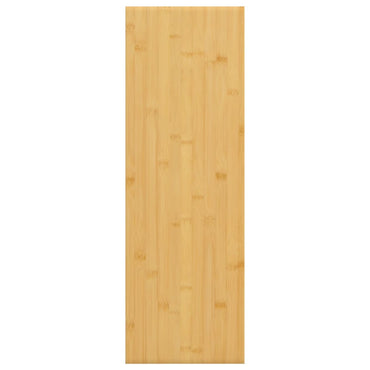 vidaXL Étagère murale 60x20x1,5 cm bambou