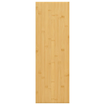 vidaXL Étagère murale 60x20x2,5 cm Bambou