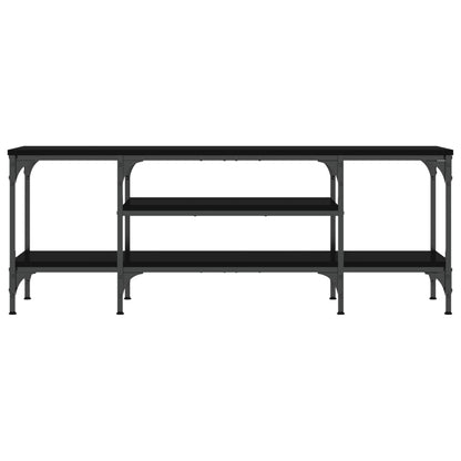 vidaXL TV-Schrank Schwarz 121x35x45 cm Holzwerkstoff & Eisen
