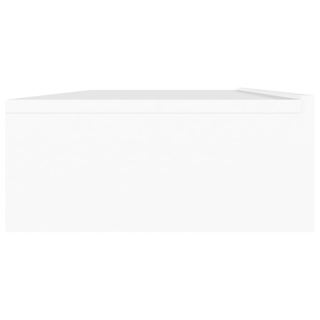 Meuble TV vidaXL avec lumières LED blanc 120x35x15,5 cm