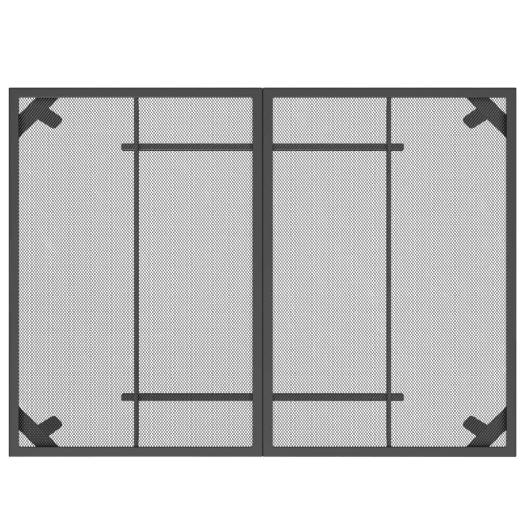 vidaXL Gartentisch Anthrazit 110x80x72 cm Stahlgitter