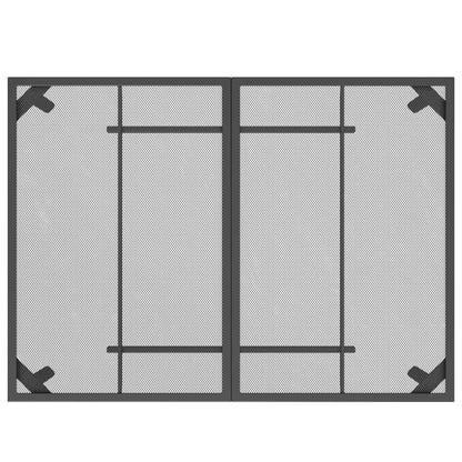 vidaXL Gartentisch Anthrazit 110x80x72 cm Stahlgitter