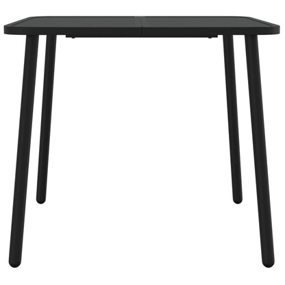 vidaXL Table de jardin Anthracite 80x80x71 cm Acier