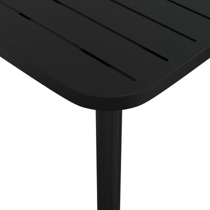 vidaXL Table de jardin Anthracite 80x80x71 cm Acier