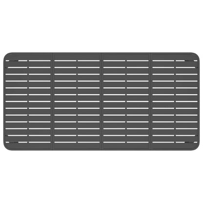 vidaXL Gartentisch Anthrazit 200x100x71 cm Stahl