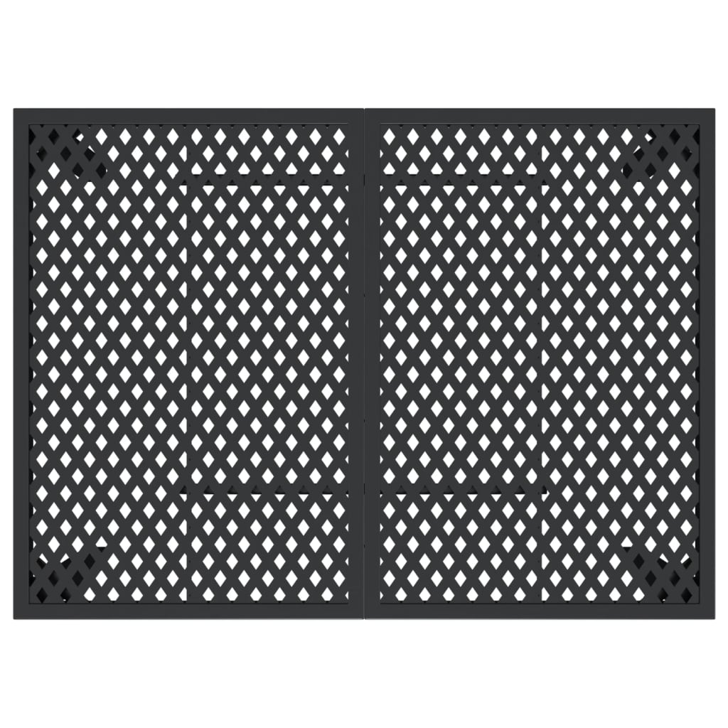 vidaXL Gartentisch Anthrazit 110x80x72 cm Stahl
