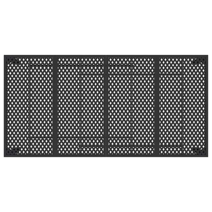 vidaXL Gartentisch Anthrazit 200x100x72 cm Stahl