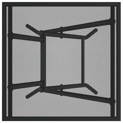 vidaXL Gartentisch Klappbar Anthrazit 50x50x72 cm Stahlgitter