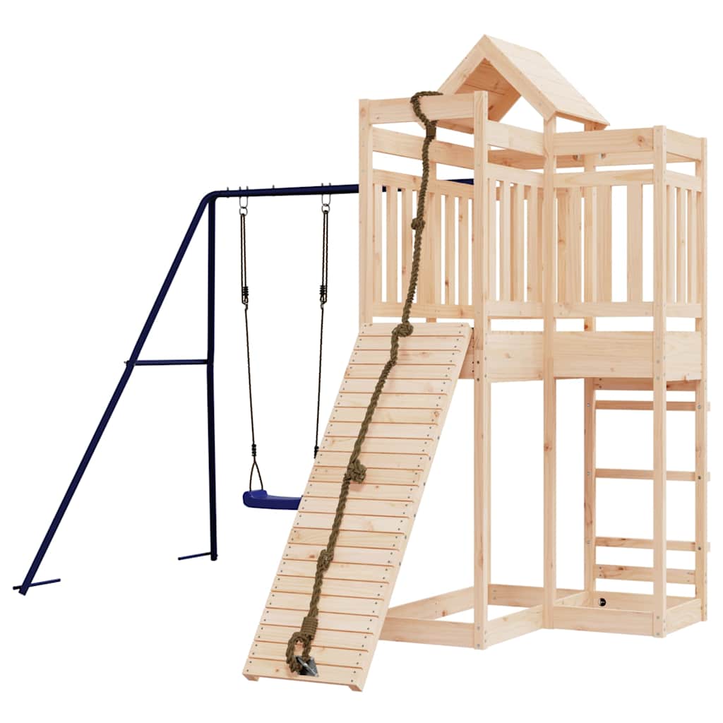 vidaXL Spielturm Massivholz Kiefer