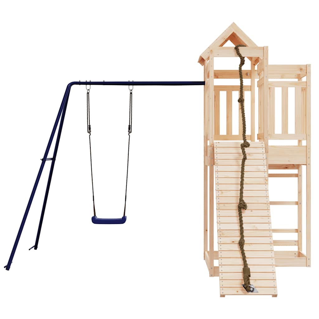 vidaXL Spielturm Massivholz Kiefer