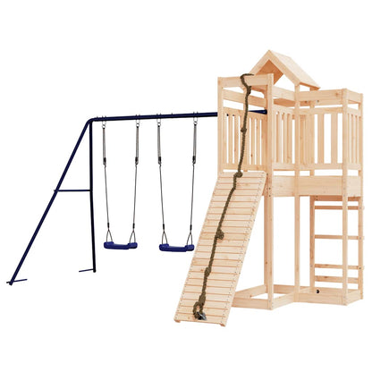 vidaXL Spielturm Massivholz Kiefer