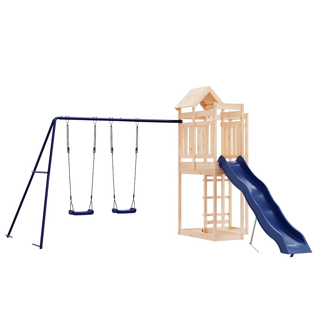 vidaXL Spielturm Massivholz Kiefer