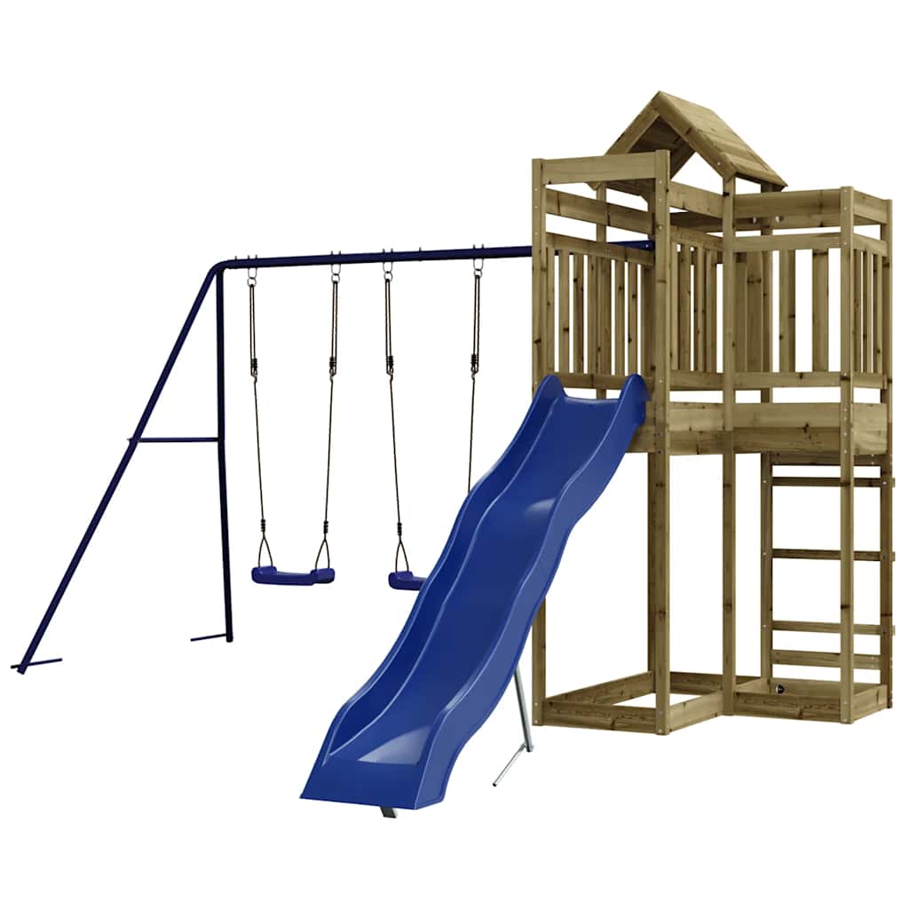 vidaXL Spielturm Imprägniertes Kiefernholz