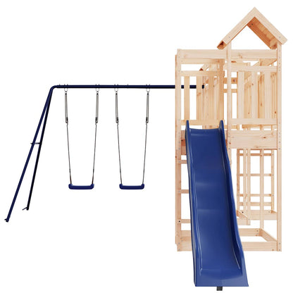 vidaXL Spielturm Massivholz Kiefer