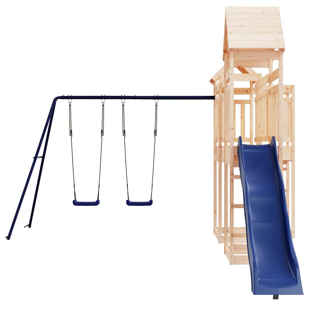 vidaXL Spielturm Massivholz Kiefer
