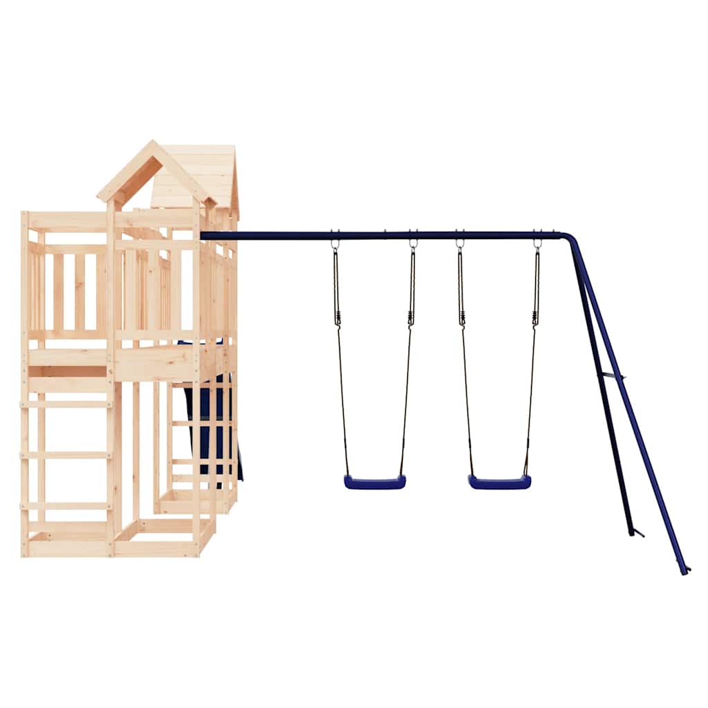vidaXL Spielturm Massivholz Kiefer