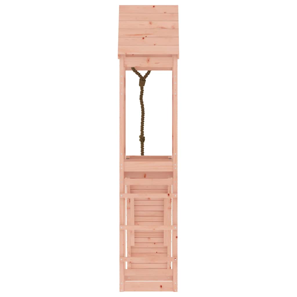vidaXL Spielturm mit Kletterwand Massivholz Douglasie