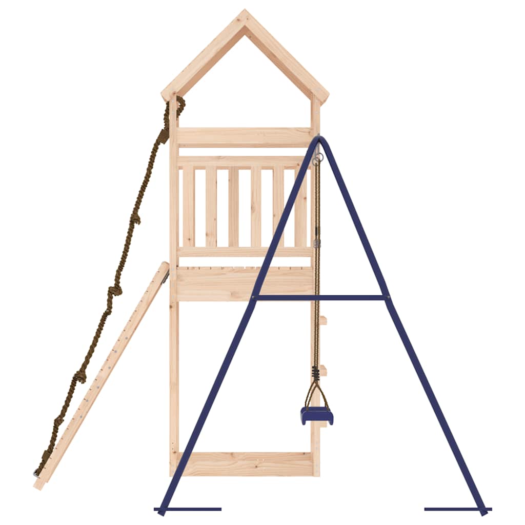 vidaXL Spielturm Massivholz Kiefer