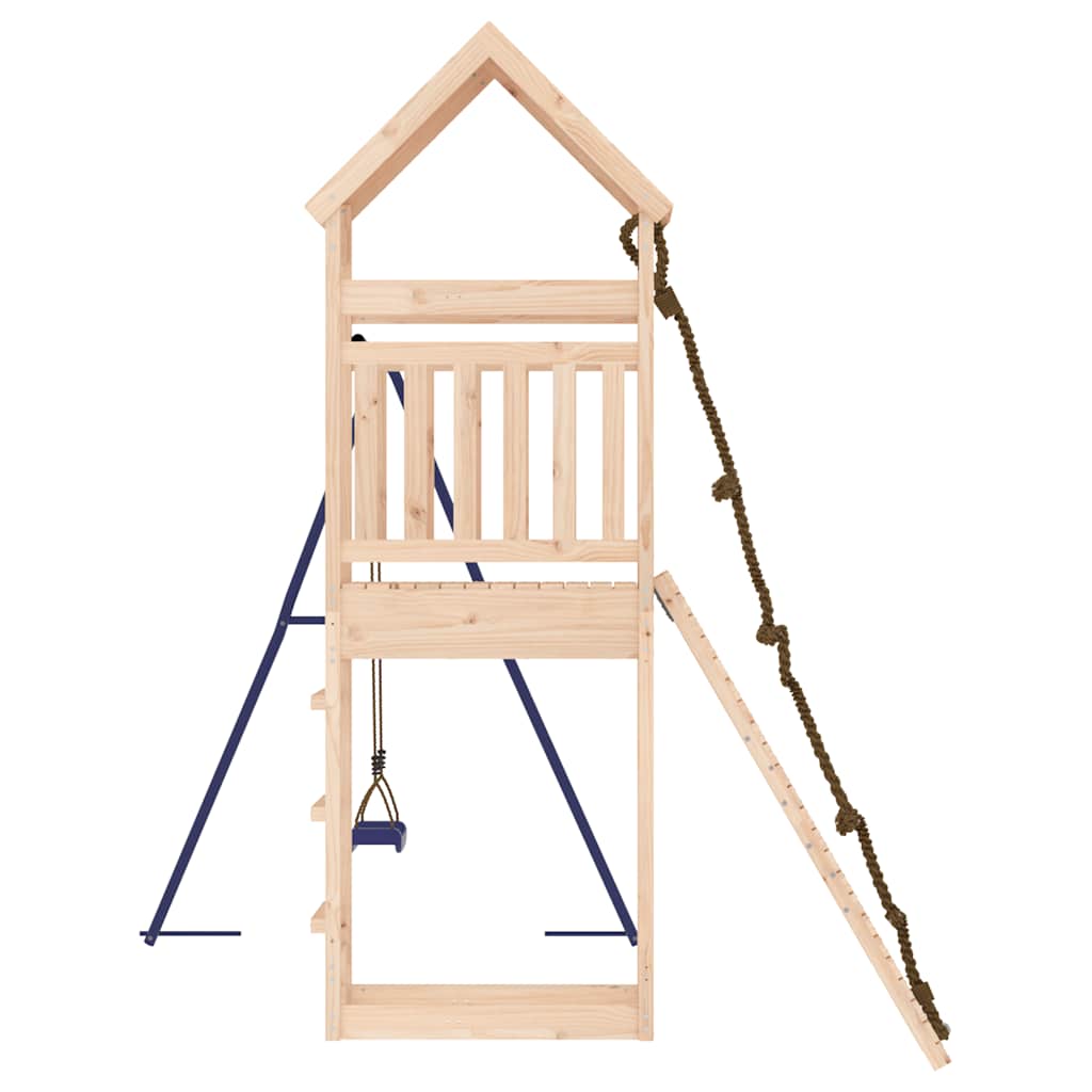 vidaXL Spielturm Massivholz Kiefer