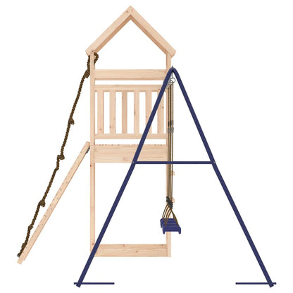 vidaXL Spielturm Massivholz Kiefer