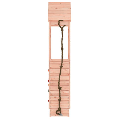 vidaXL Spielturm mit Kletterwand Massivholz Douglasie