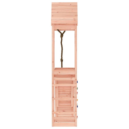 vidaXL Spielturm mit Kletterwand Massivholz Douglasie