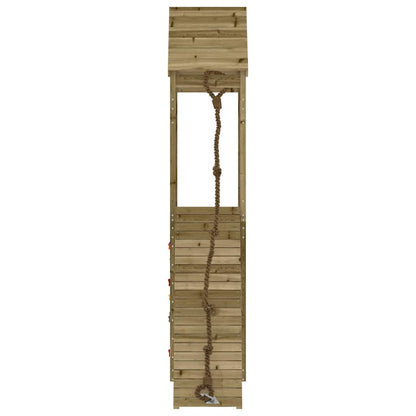 vidaXL Spielturm mit Kletterwand Imprägniertes Kiefernholz