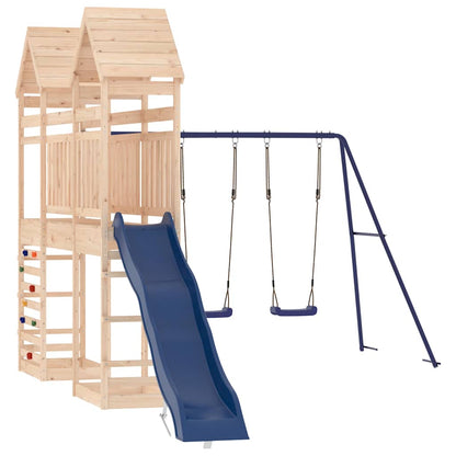 vidaXL Spielturm Massivholz Kiefer