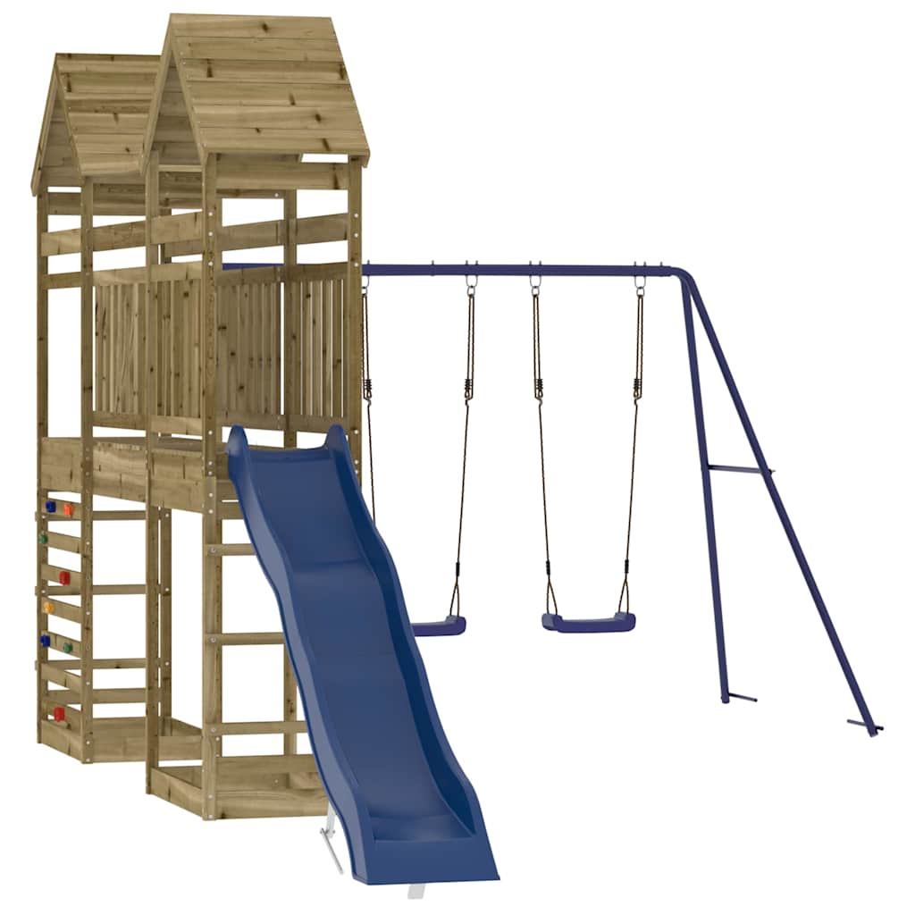 vidaXL Spielturm Imprägniertes Kiefernholz