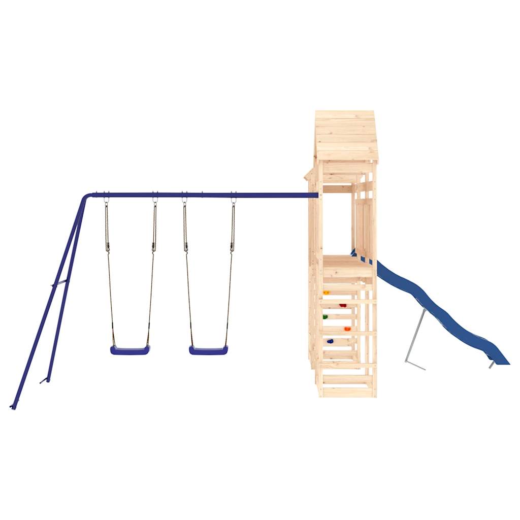 vidaXL Spielturm Massivholz Kiefer