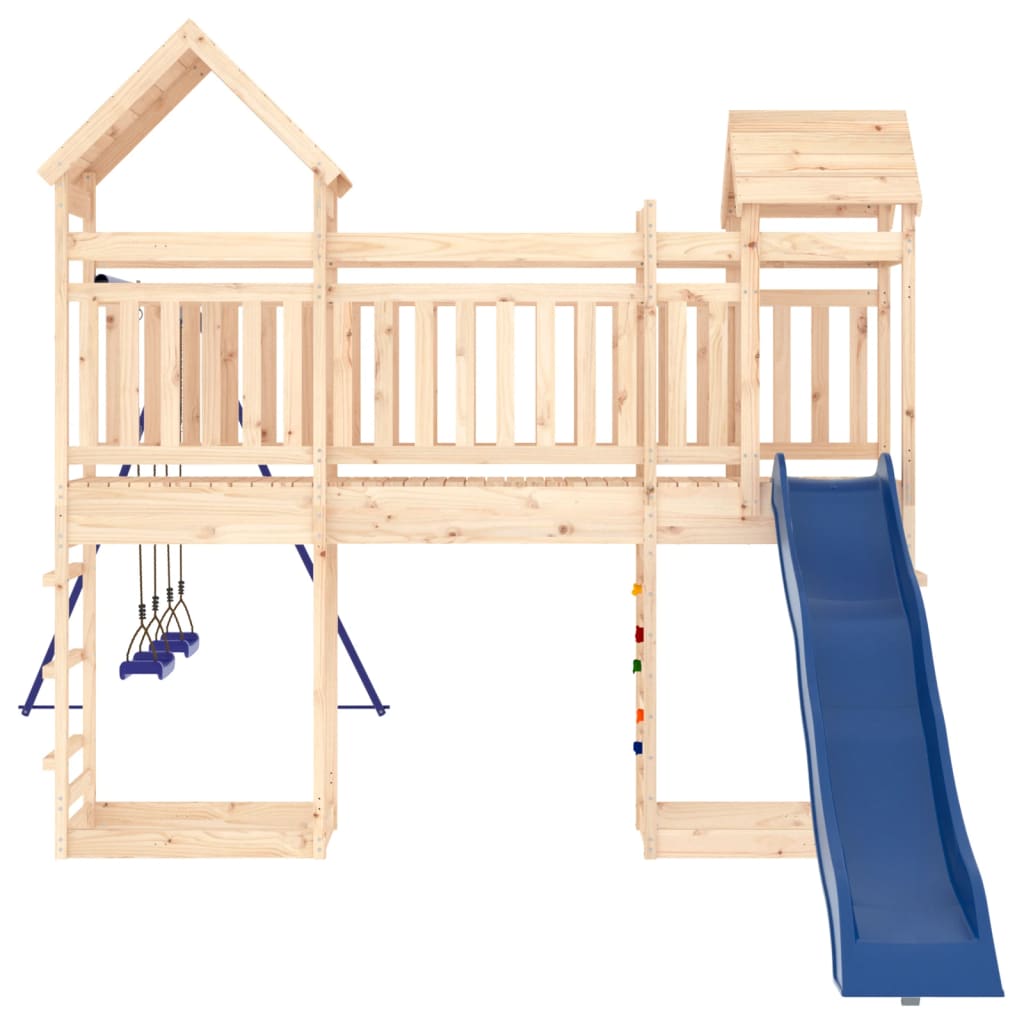 vidaXL Spielturm Massivholz Kiefer