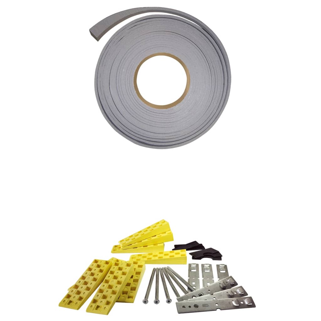 Haustür Anthrazit 108x208 cm PVC