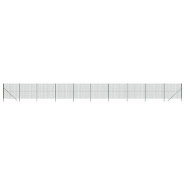 vidaXL Clôture à mailles soudées vert 1,4x25 m Acier galvanisé
