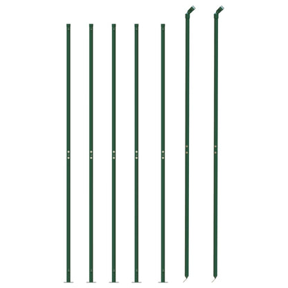 vidaXL Grillage avec bride au sol vert 2x10 m