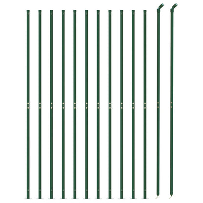 vidaXL Grillage avec bride de sol vert 1,4x25 m