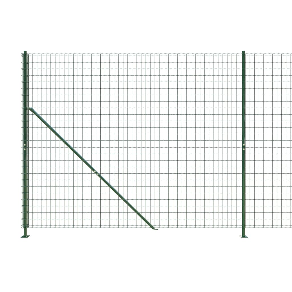vidaXL Grillage avec bride de sol Vert 2,2x25 m