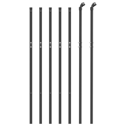 vidaXL Clôture grillagée anthracite 1,1x10 m Acier galvanisé