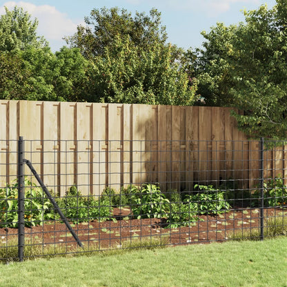 vidaXL Clôture grillagée anthracite 1,1x10 m Acier galvanisé