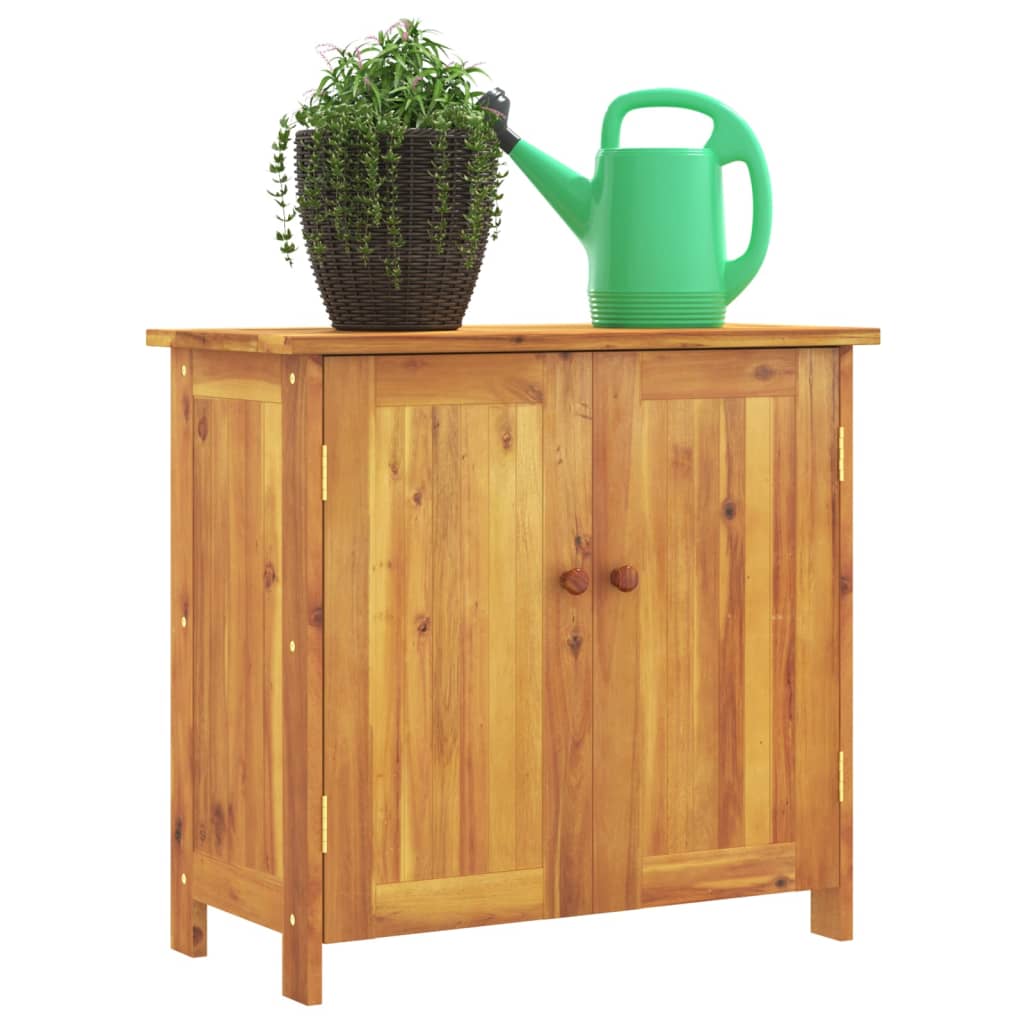 vidaXL Gartenschrank 75x35x70 cm Massivholz Akazie