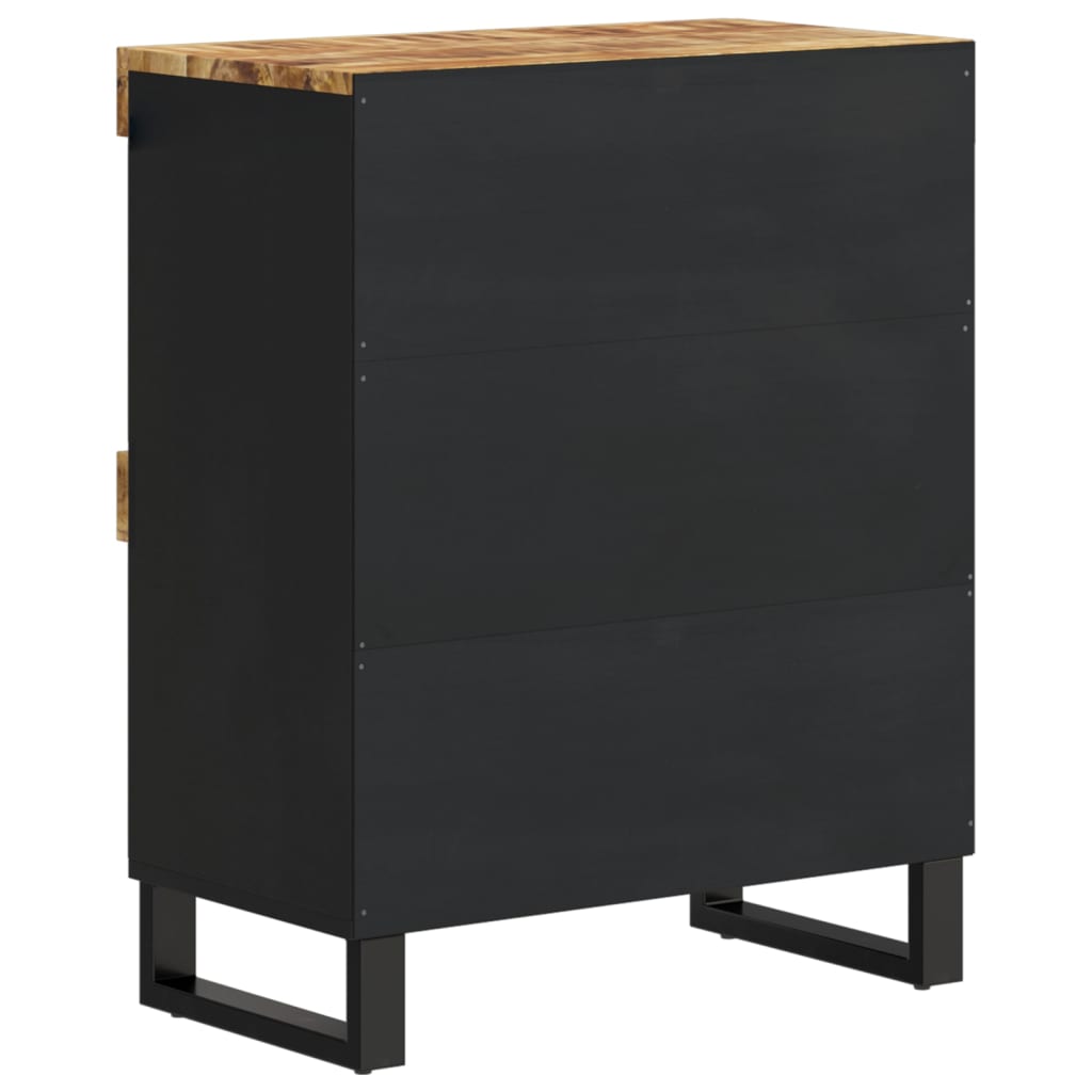 vidaXL Meuble d'appoint 60x33x75 cm Bois de manguier massif