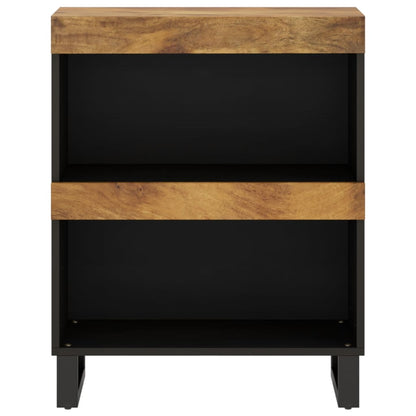 vidaXL Beistellschrank 60x33x75 cm Massivholz Mango