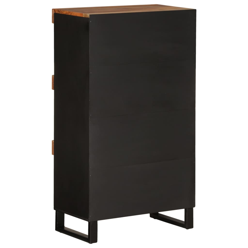 vidaXL Beistelltisch 60x33x107 cm Massivholz Akazie